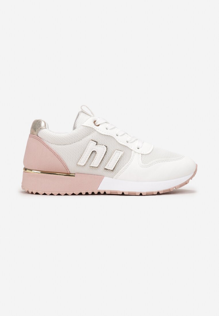 Biało-Różowe Sneakersy Orsea