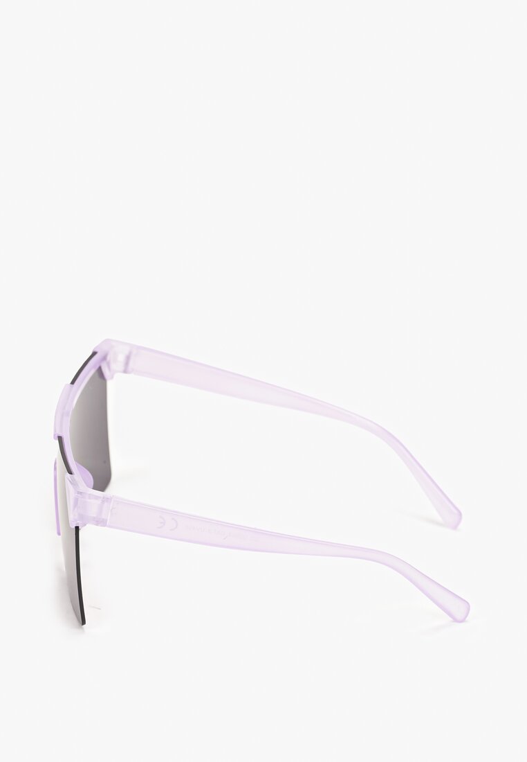 Fioletowe Okulary Przeciwsłoneczne z Kwadratowymi Soczewkami Metunus