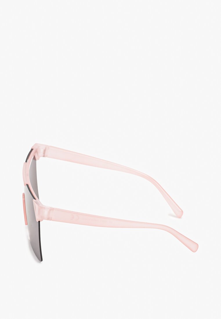 Różowe Okulary Przeciwsłoneczne z Kwadratowymi Soczewkami Metunus