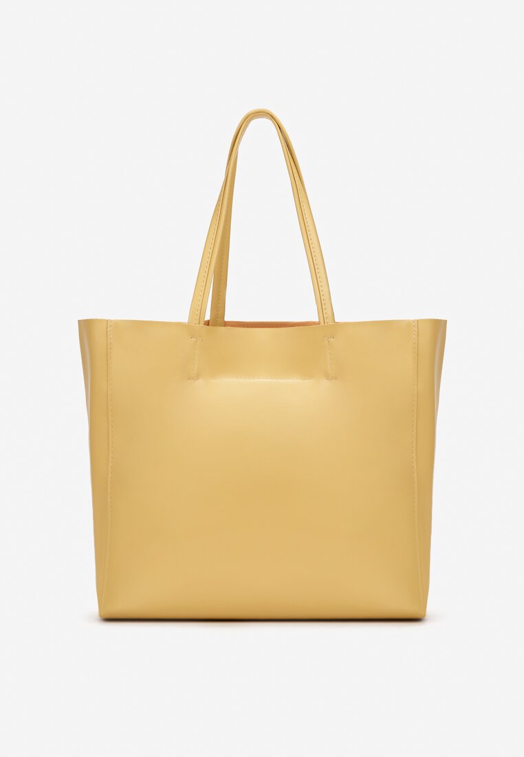 Geantă Galbenă Shopper din Piele Ecologică Scillette