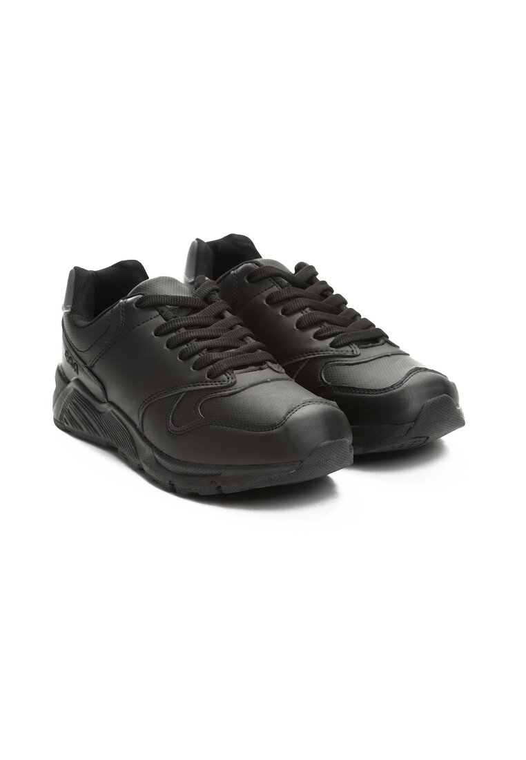 Czarne Buty Sportowe Suede Shoes