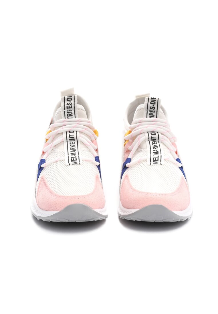 Biało-Różowe Sneakersy Startling