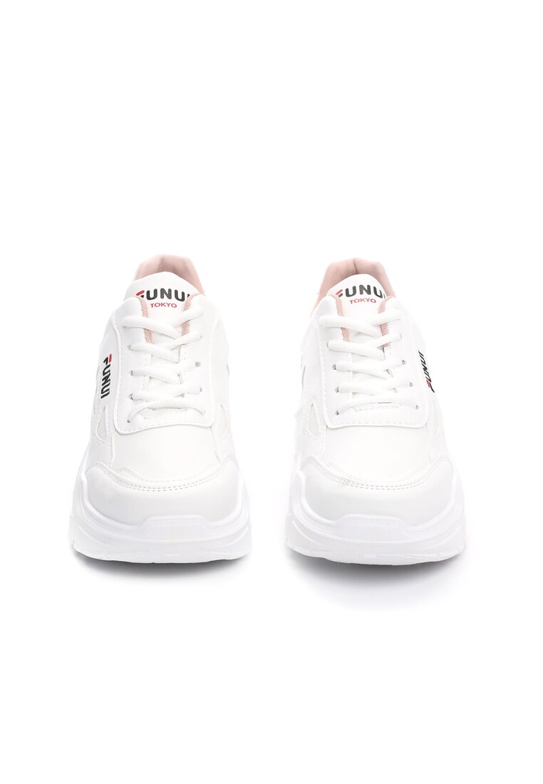 Biało-Różowe Sneakersy Symbol