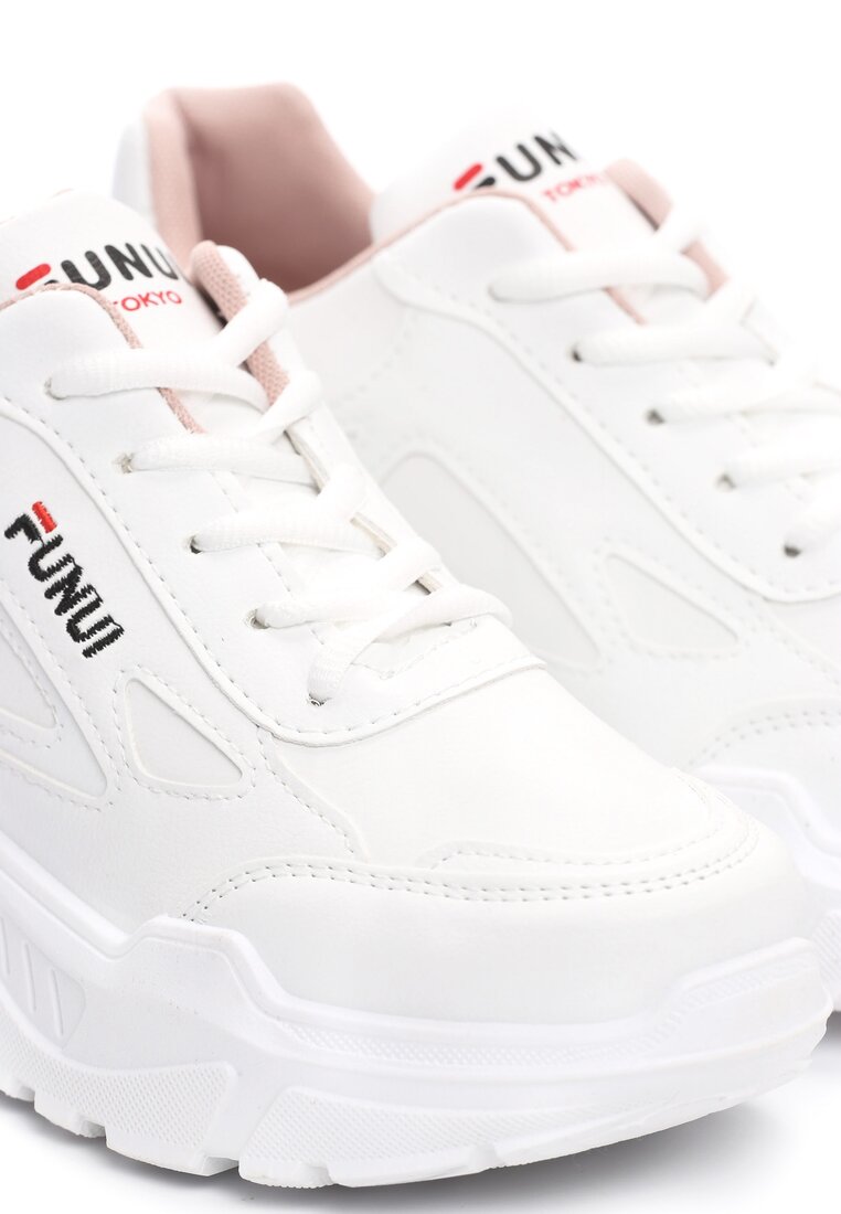 Biało-Różowe Sneakersy Symbol