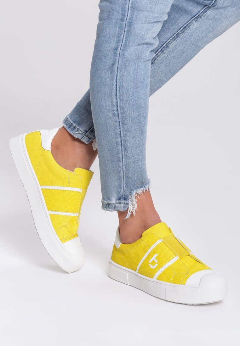 Żółte Sneakersy Liberty Me