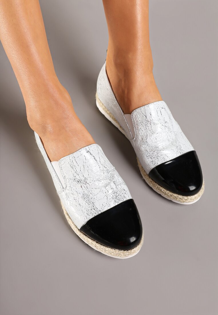 Białe Slip On Ebullience