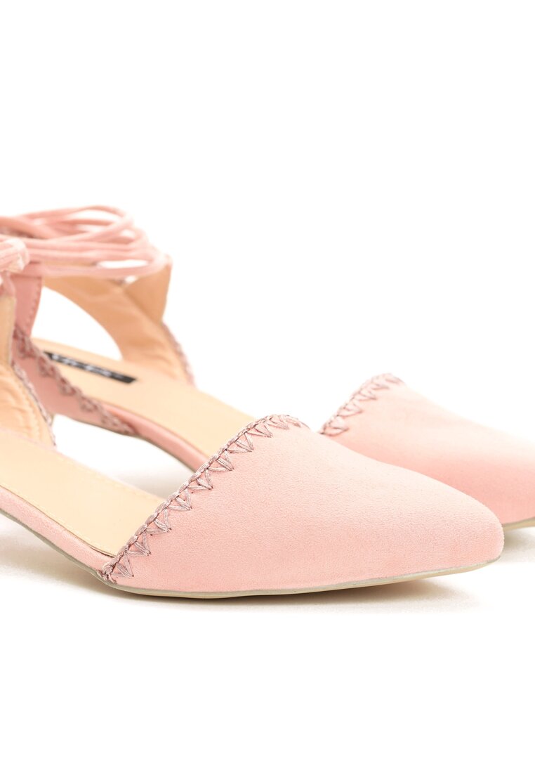 Różowe Sandały Stiletto