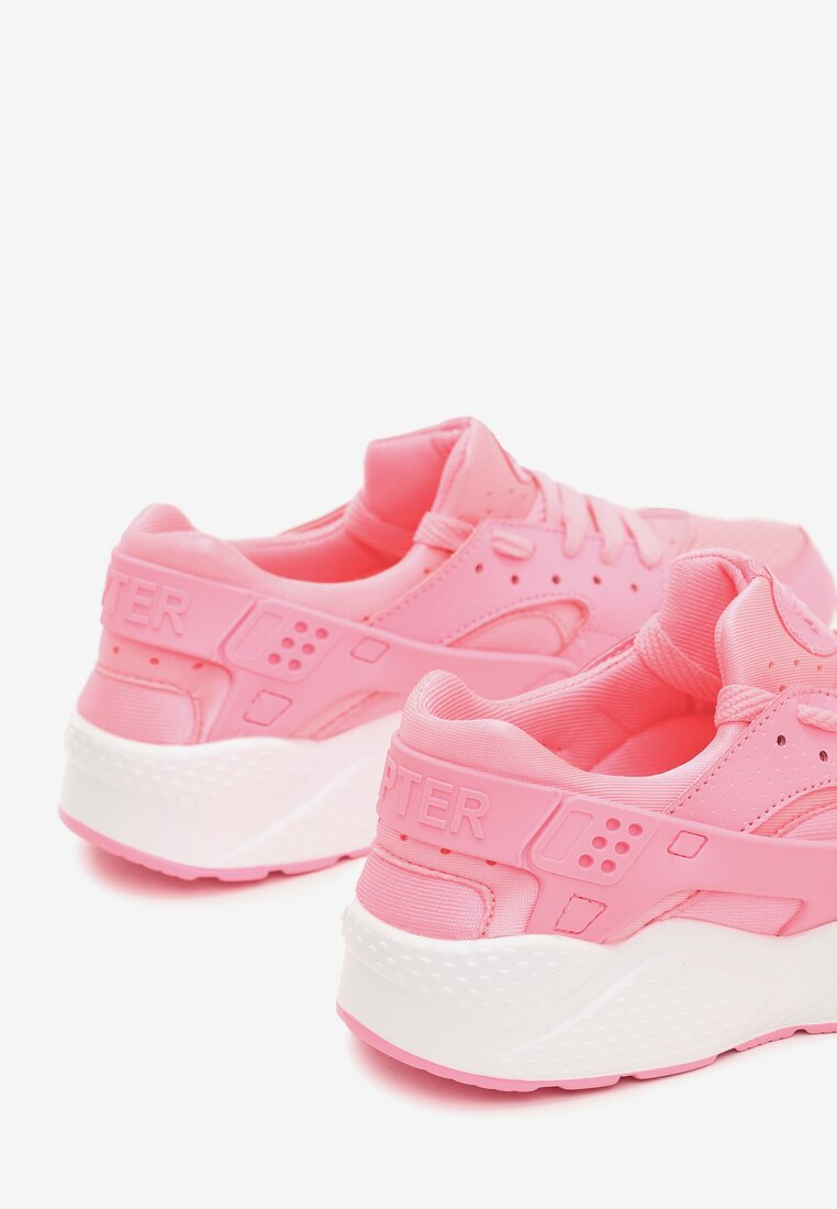 Różowe Neonowe Buty Sportowe Flexible
