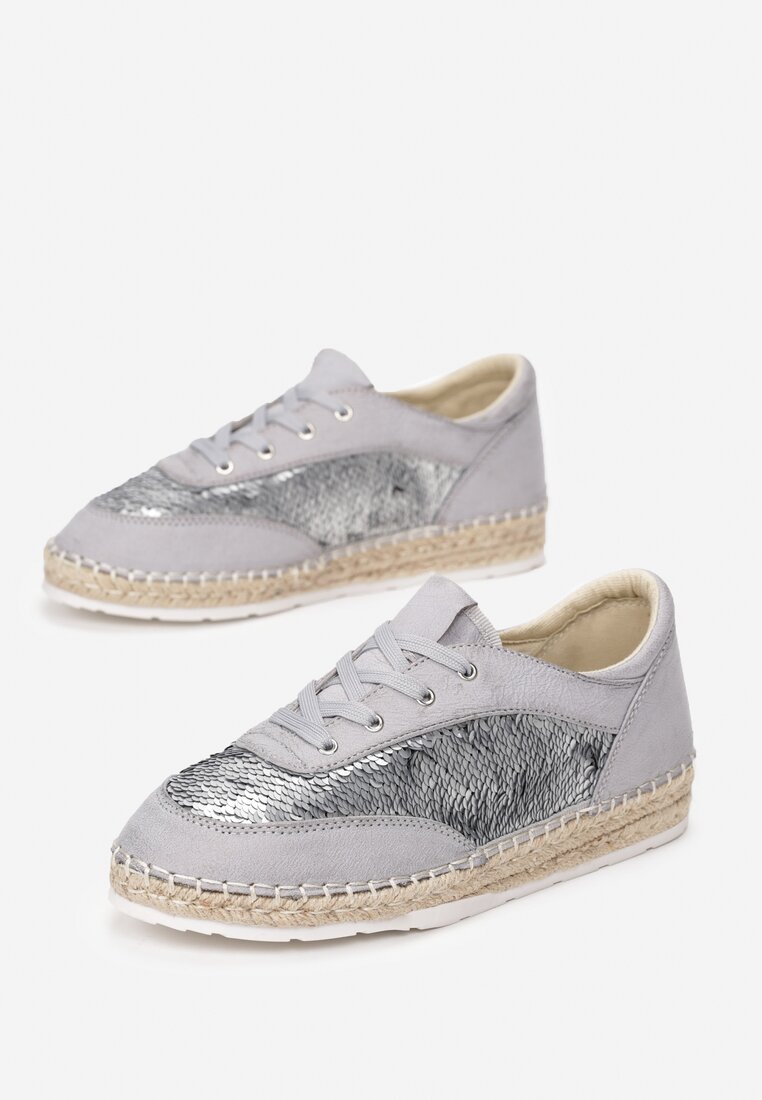 Szare Espadryle Rich And Fame