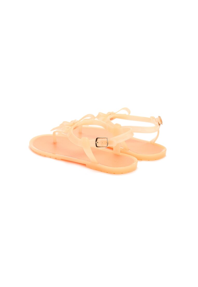 Pomarańczowe Sandały Key With Shoes