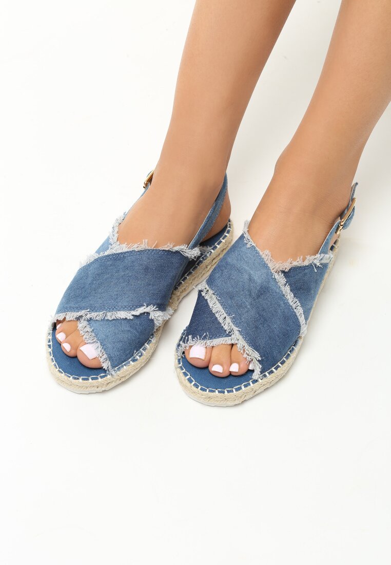 Niebieskie Sandały Calico