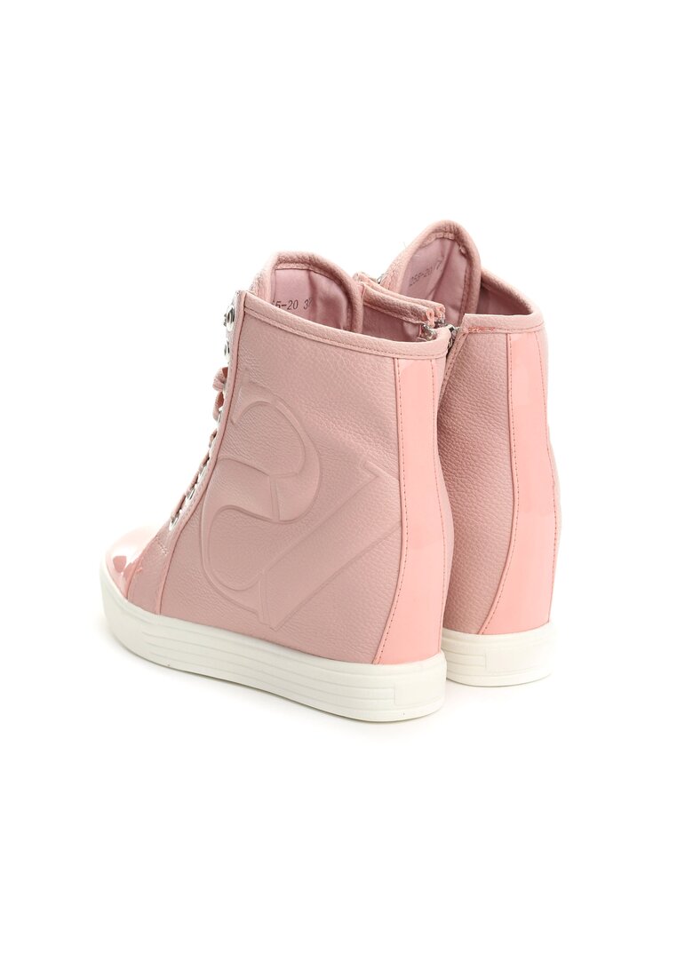 Różowe Sneakersy Maroon