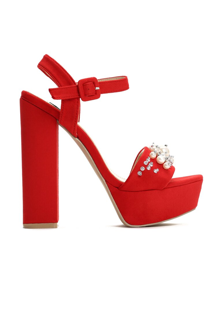 Czerwone Sandały Perfect Design