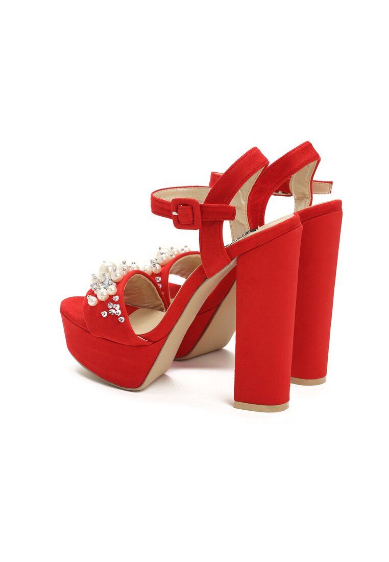 Czerwone Sandały Perfect Design