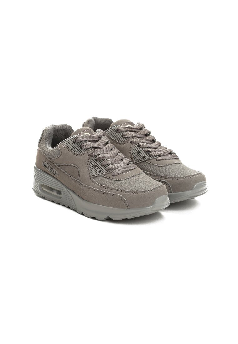 Szare Buty Sportowe Vintage Nilda