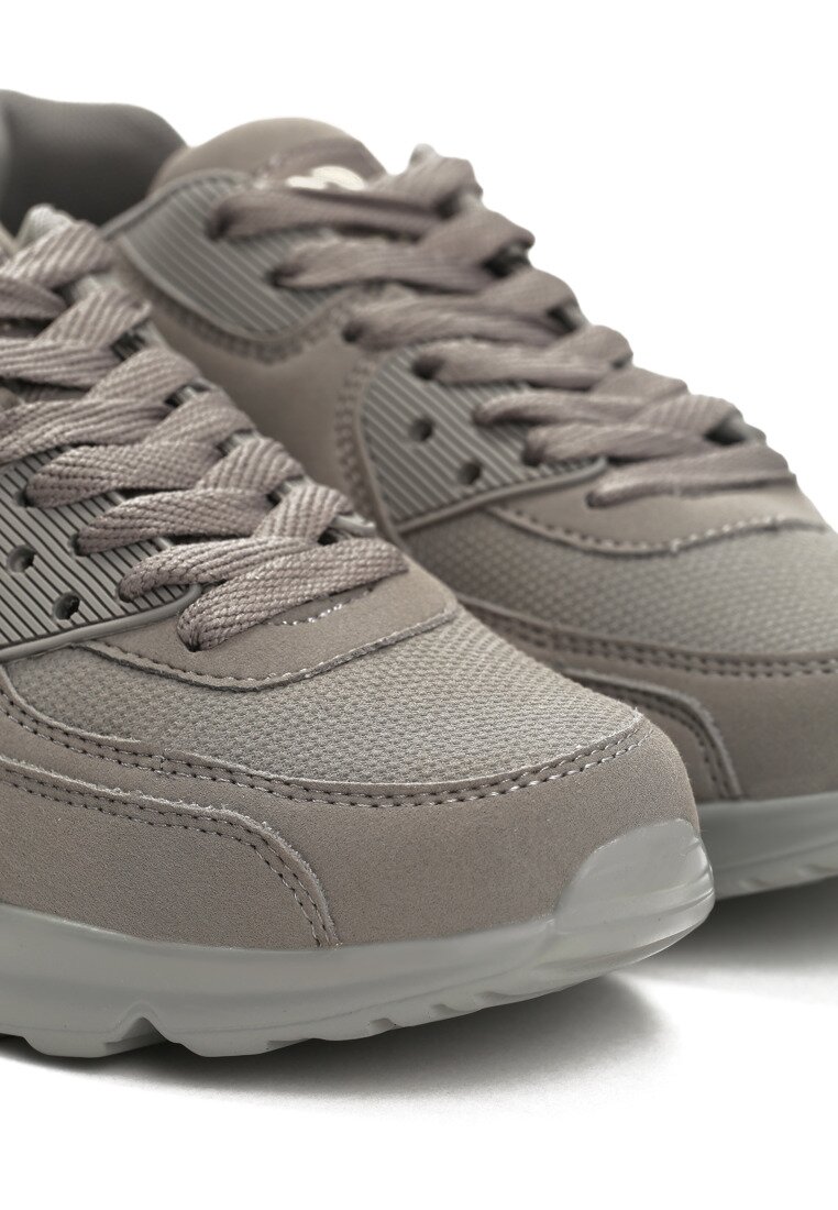Szare Buty Sportowe Vintage Nilda