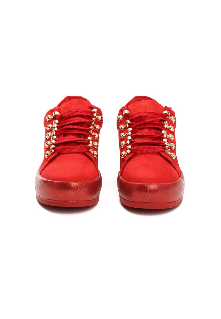 Czerwone Sneakersy Ineffable Catkin