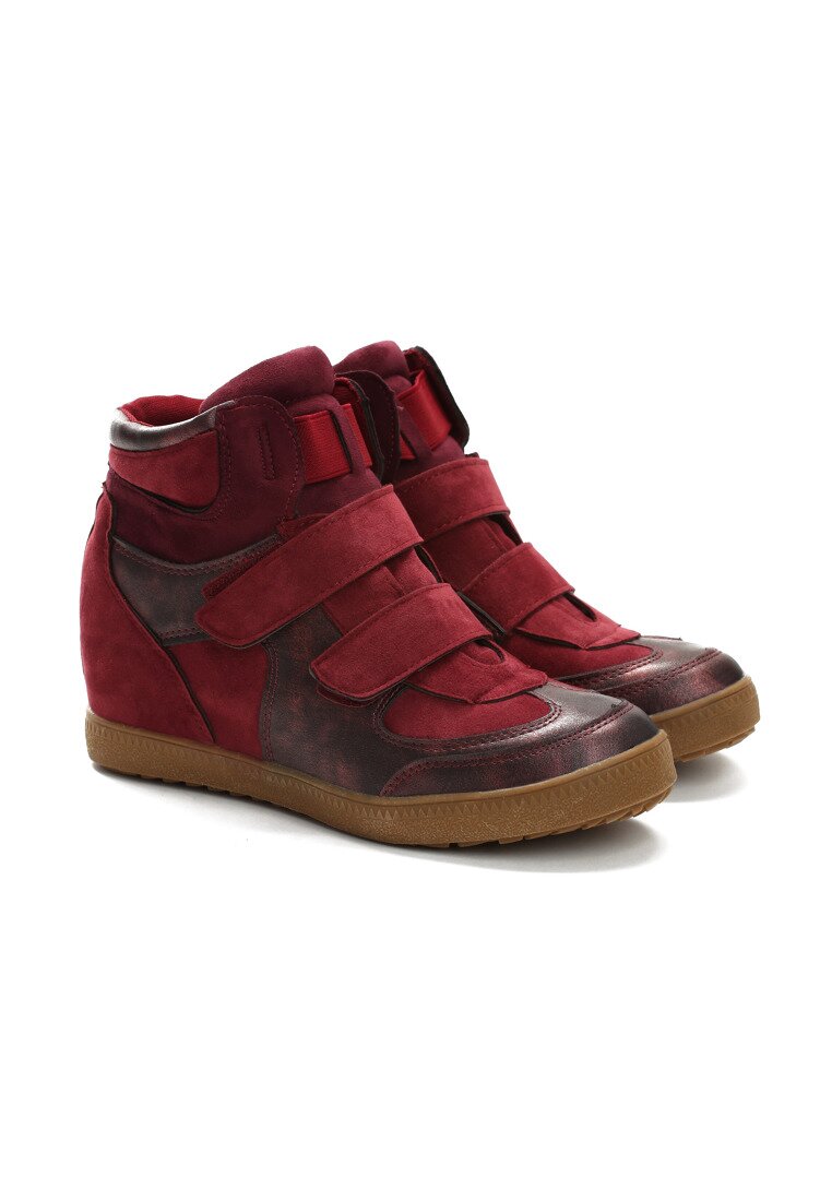 Bordowe Sneakersy Vegas Winner