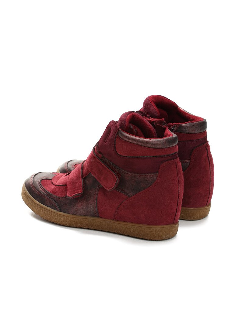 Bordowe Sneakersy Vegas Winner