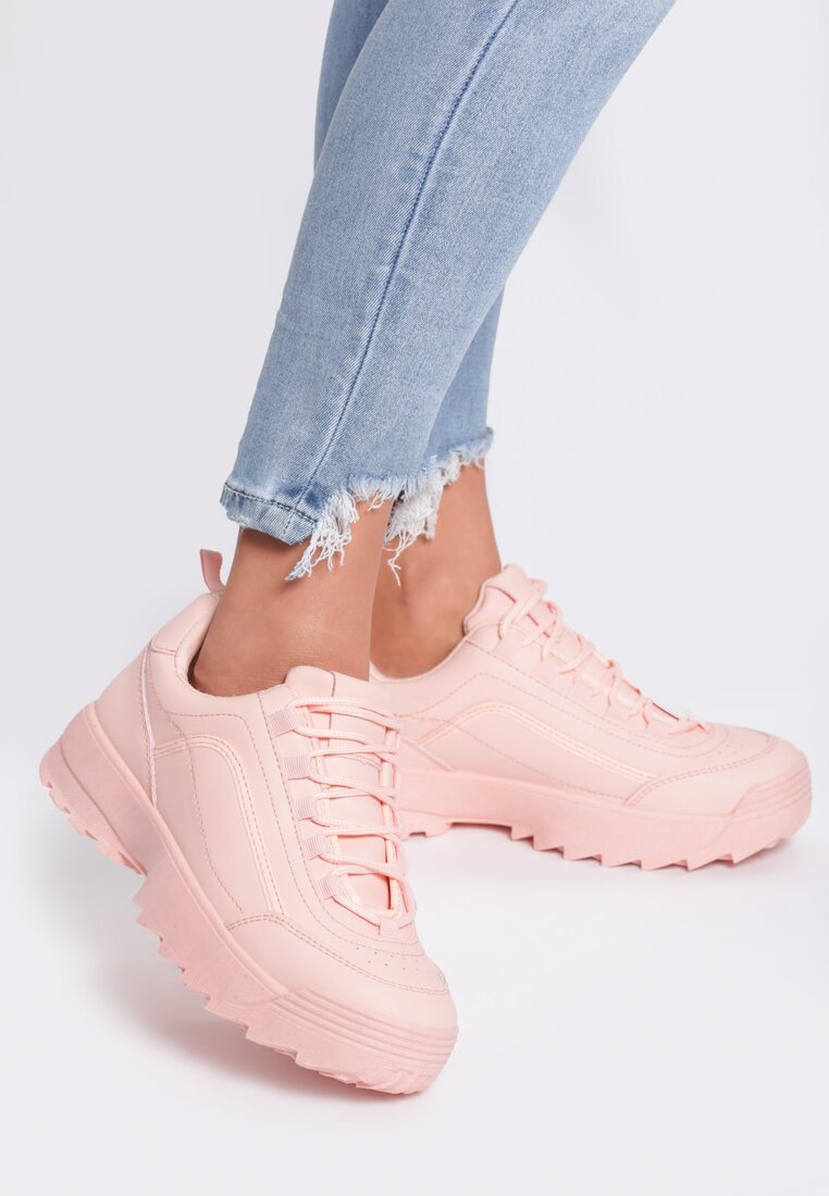 Różowe Sneakersy Get This