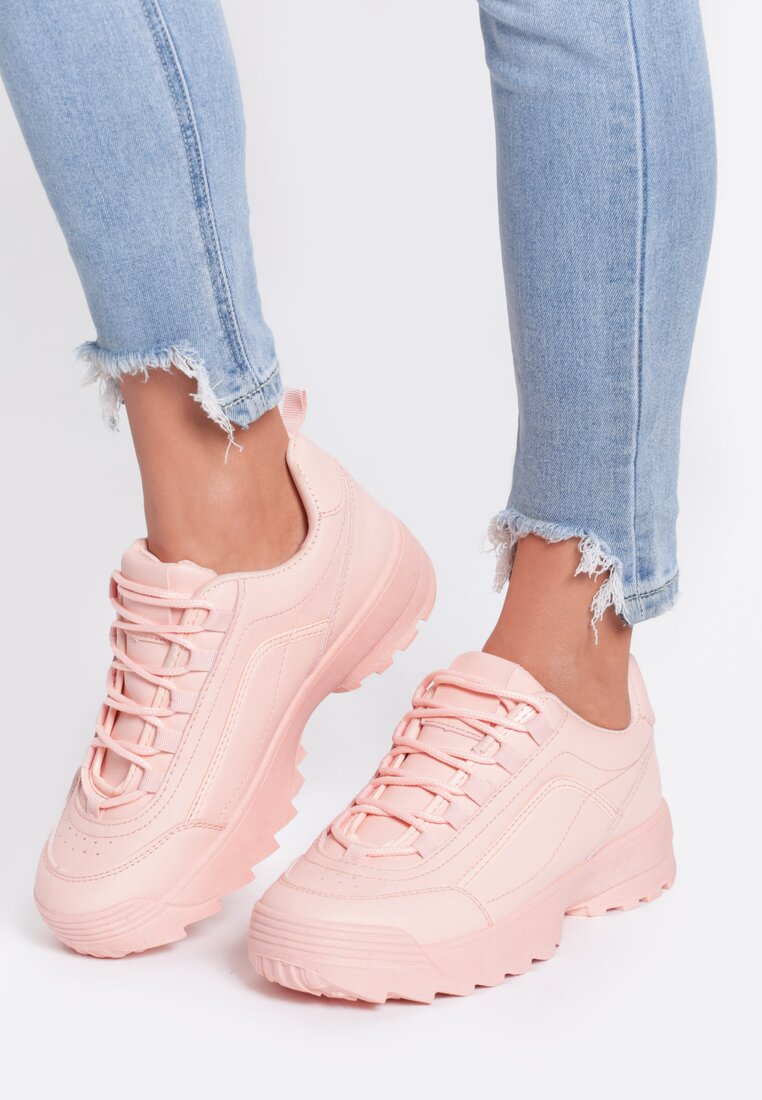 Różowe Sneakersy Get This