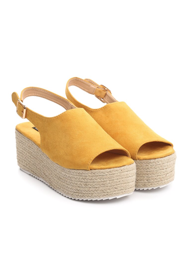 Żółte Sandały Grotesque