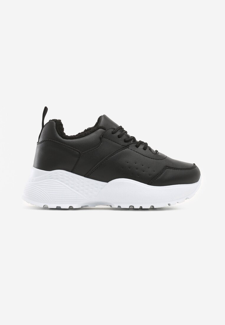 Czarno-Białe Sneakersy Baker