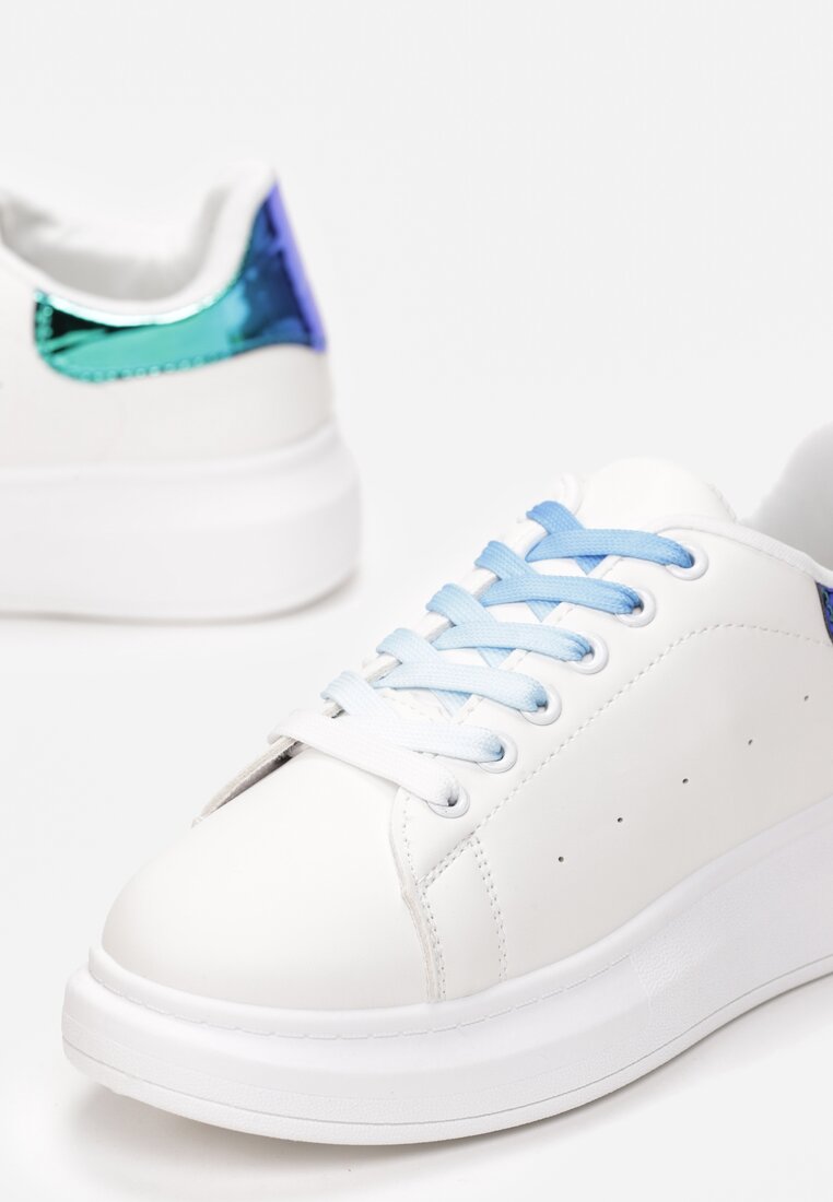 Biało-Niebieske Sneakersy Soft Gradient