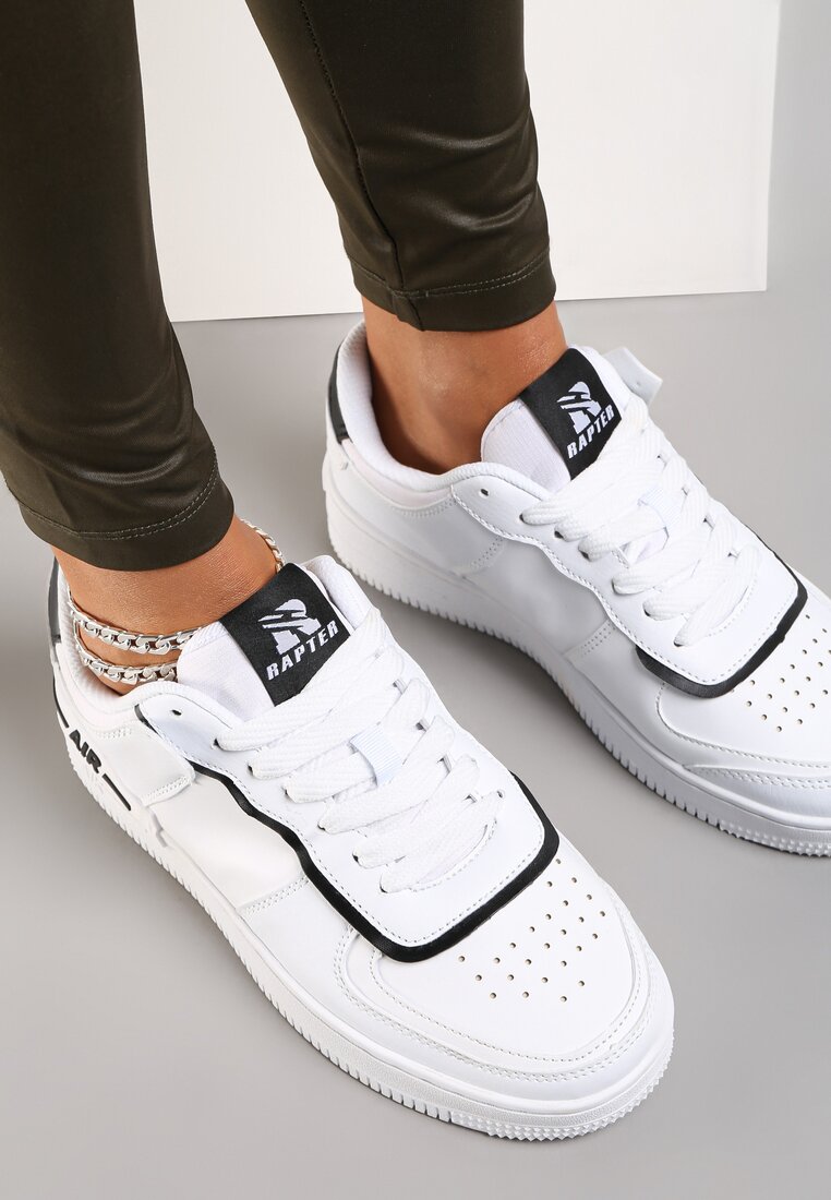 Biało-Czarne Sneakersy Sherith