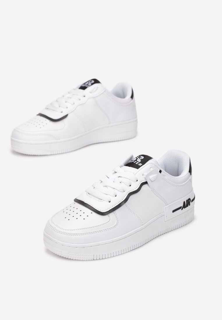 Biało-Czarne Sneakersy Sherith