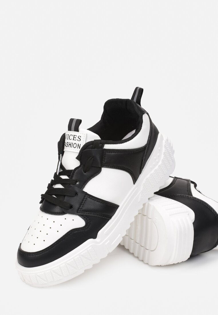 Czarno-Białe Sneakersy Phaeladia