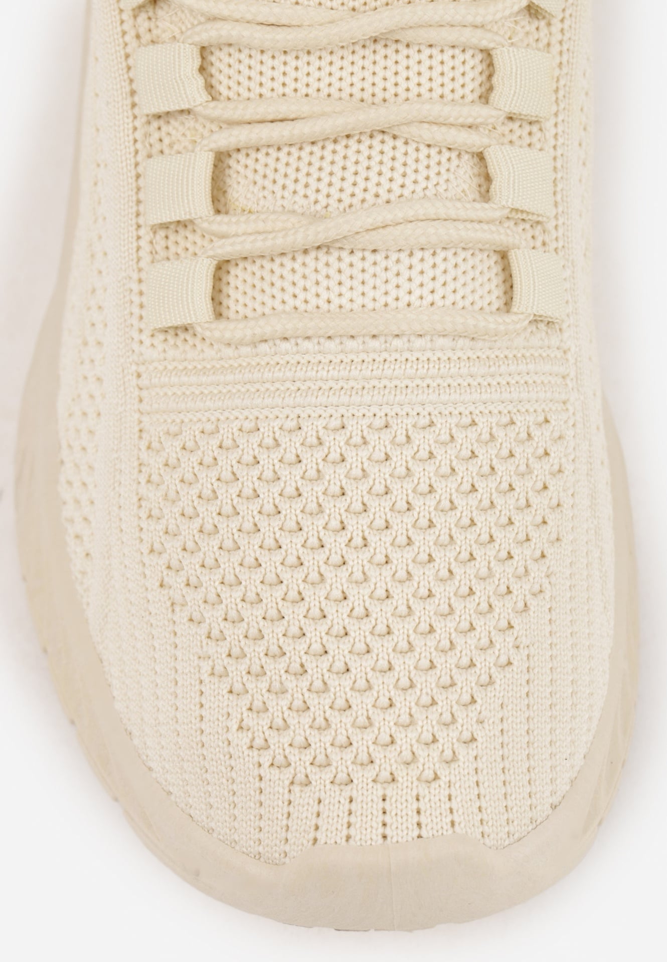 Beżowe Buty Sportowe na Platformie ze Sznurowaniem Adelmarie