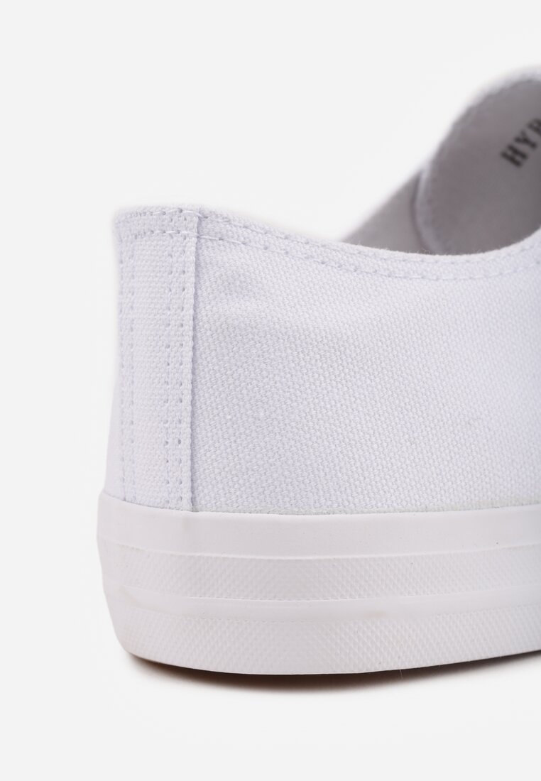 Teniși albi clasici cu șiret până la gleznă Elleriome