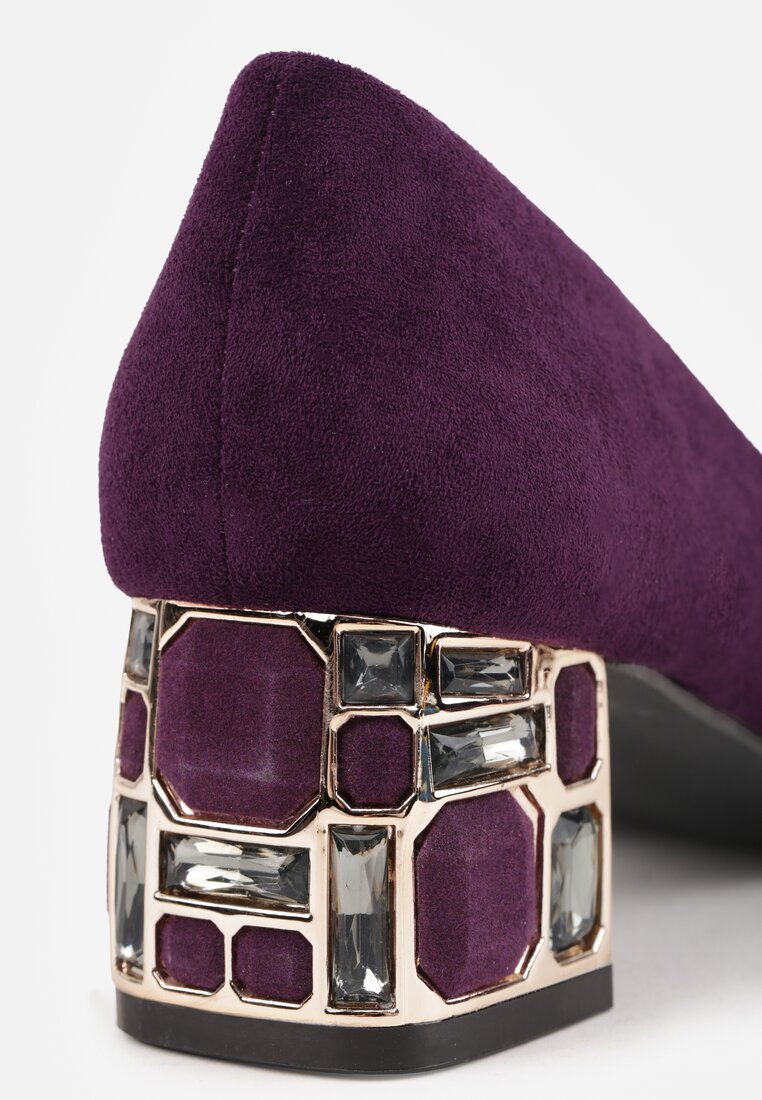 Pantofi cu toc Nailise Mov