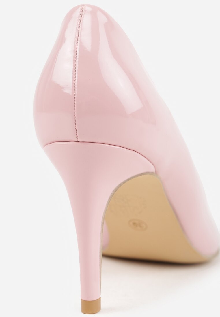 Pantofi cu toc Roz