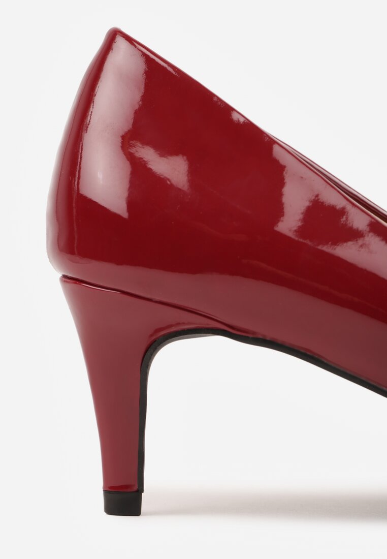 Pantofi cu toc Caronella Bordo