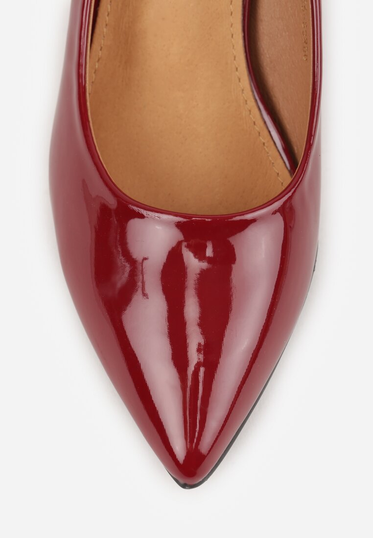 Pantofi cu toc Caronella Bordo