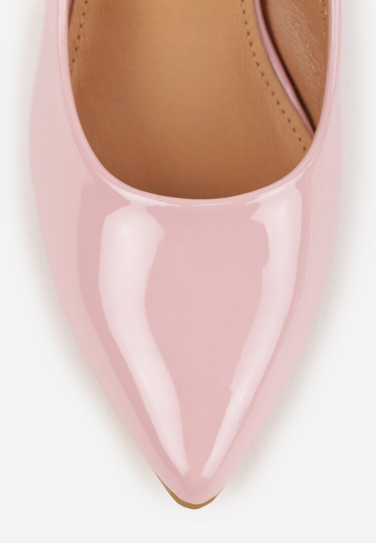 Pantofi cu toc Roz