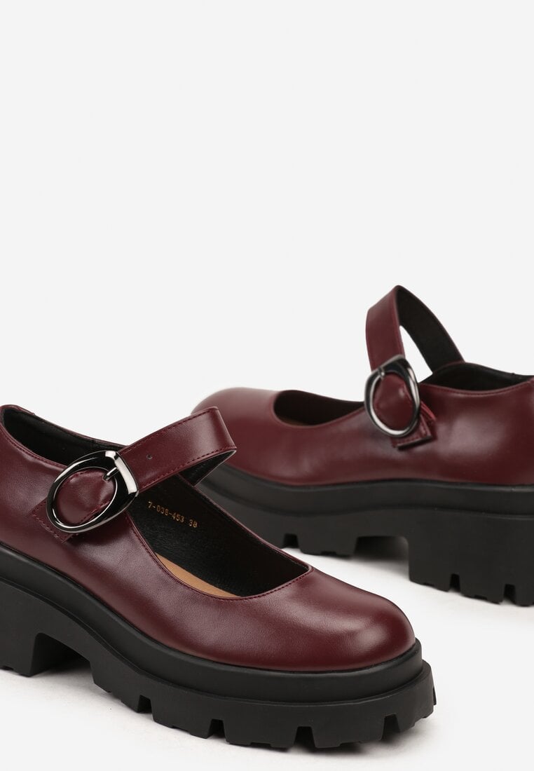 Pantofi casual Zinida Bordo