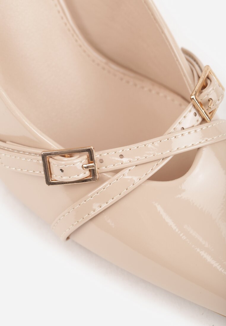 Pantofi cu toc Tamirella Bej