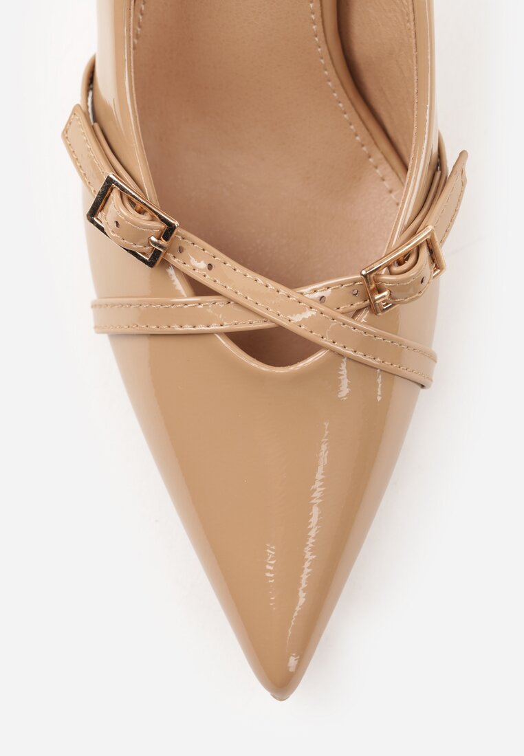 Pantofi cu toc Tamirella Bej