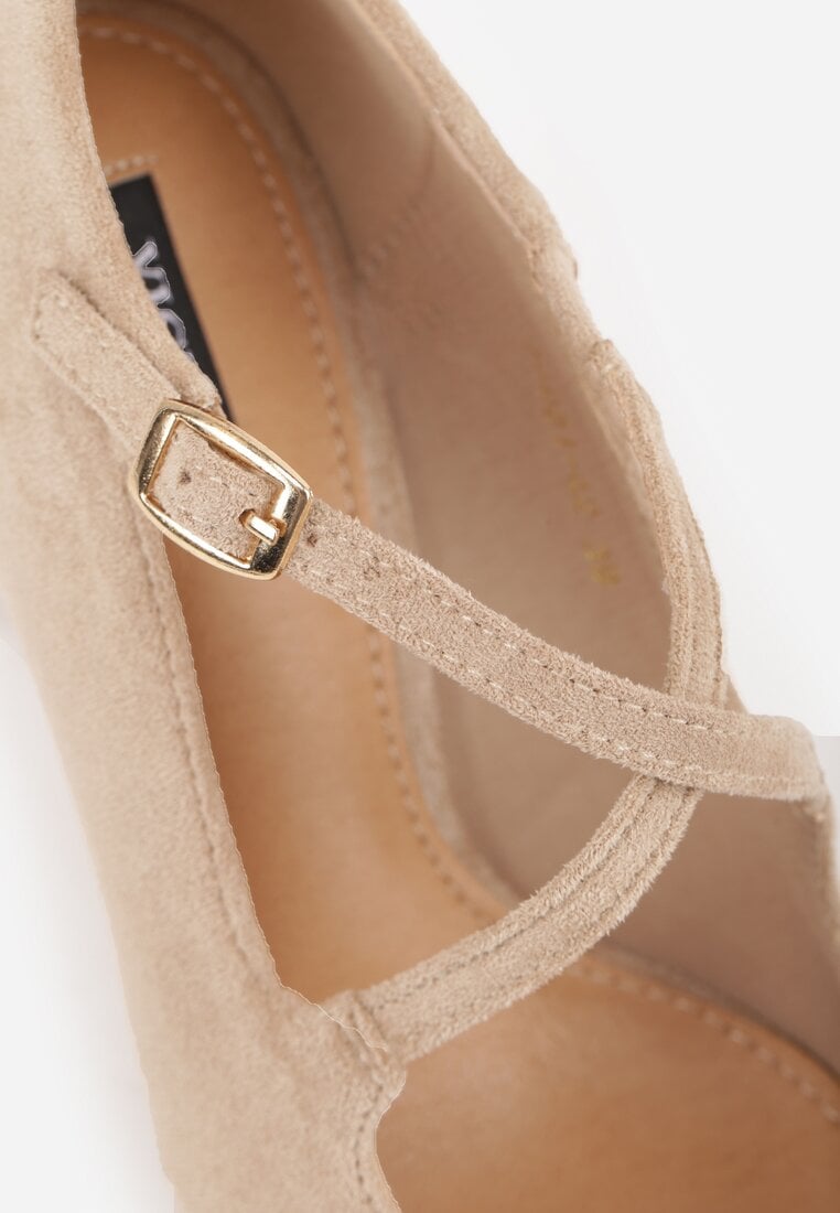 Pantofi stiletto Tamorniel Bej