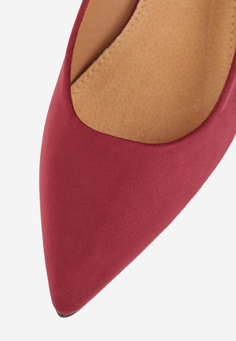 Pantofi cu toc Etaris Bordo