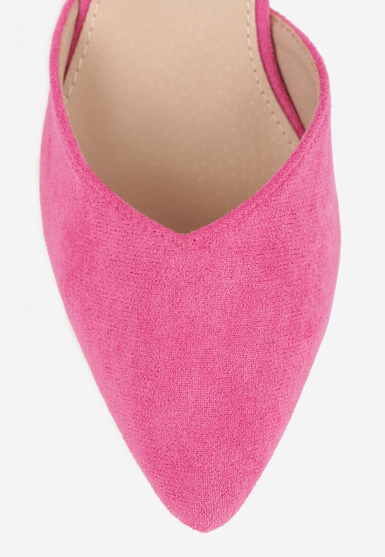 Pantofi cu toc Fucsia