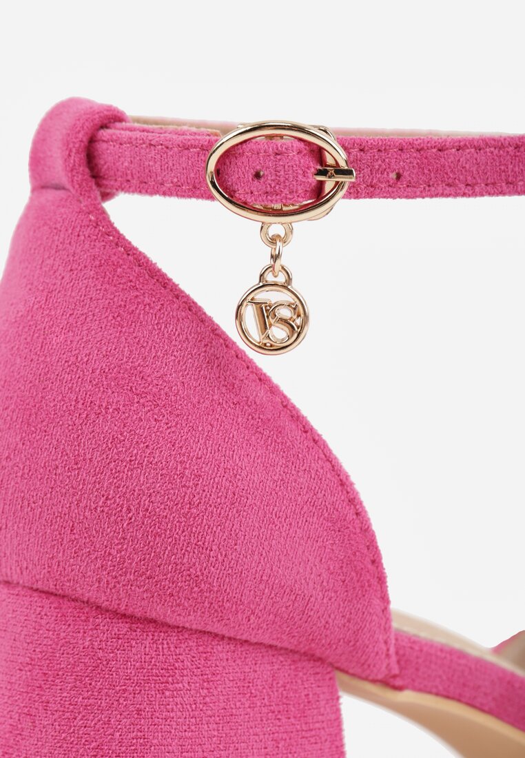 Pantofi cu toc Fucsia