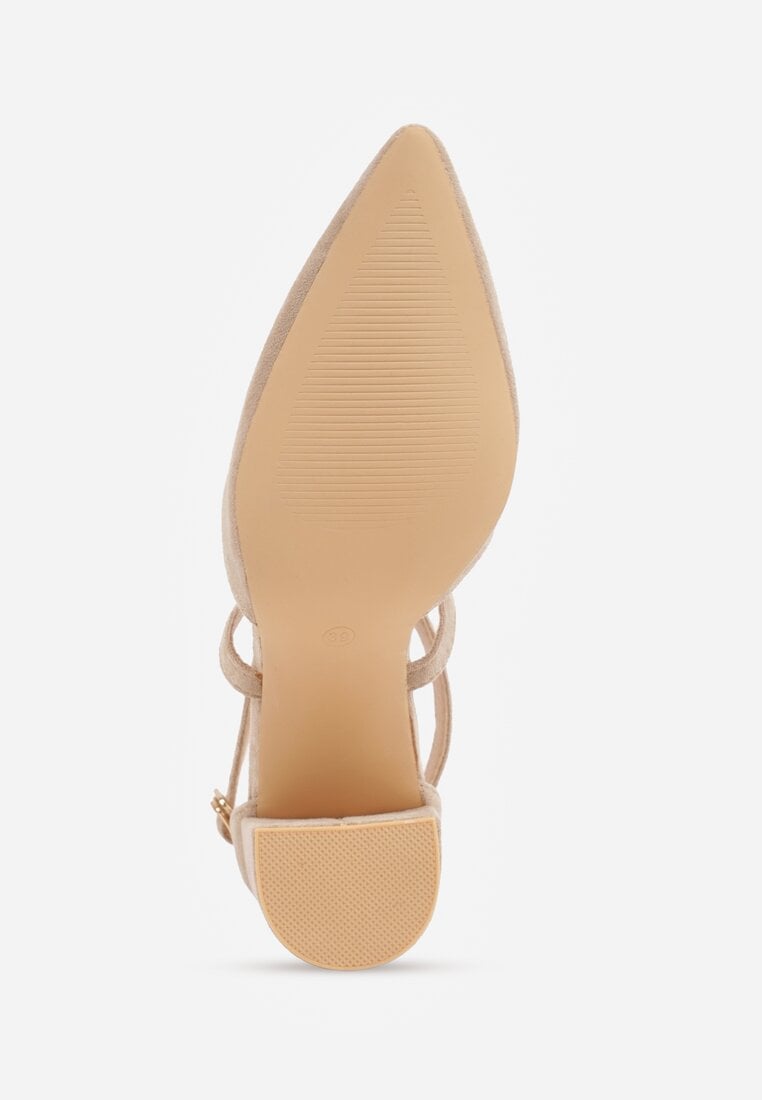 Pantofi cu toc Bej închis