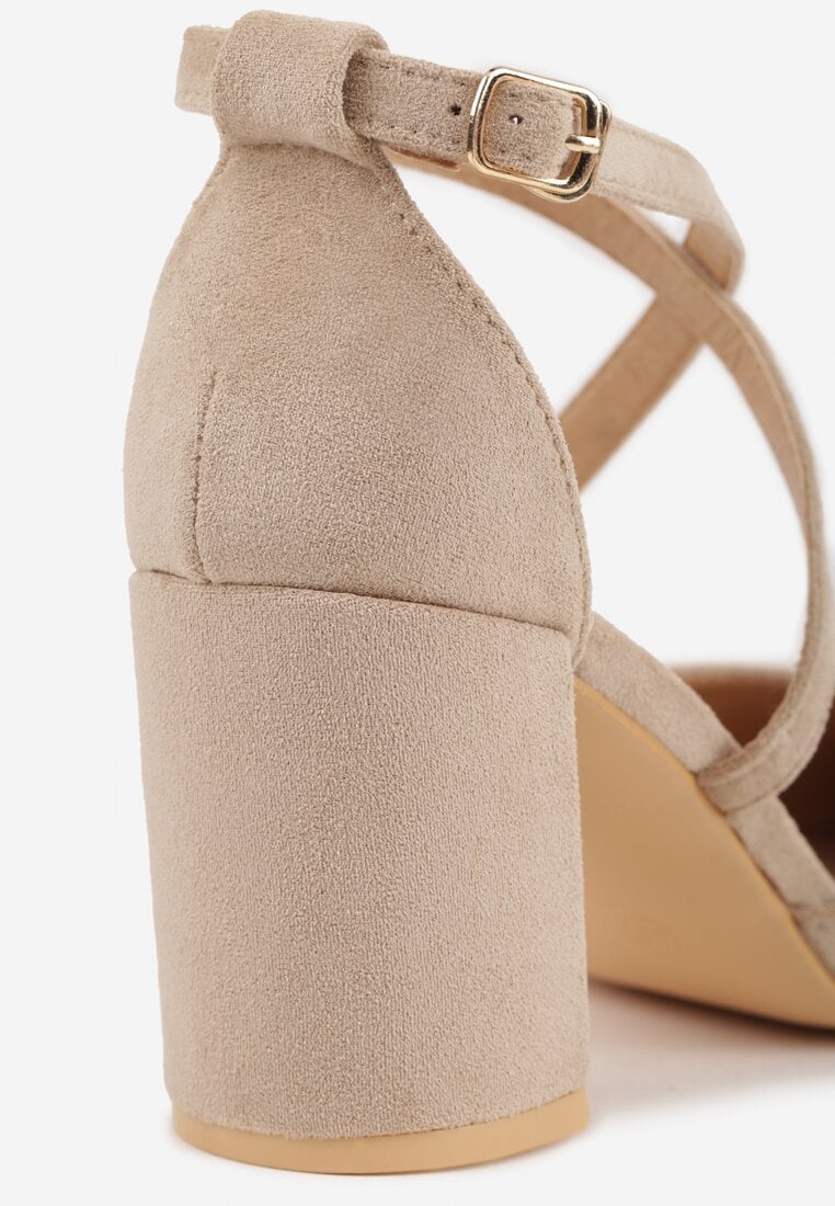 Pantofi cu toc Bej închis