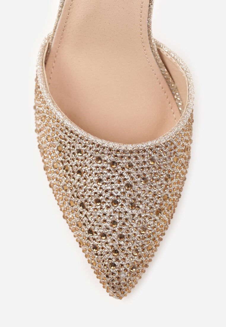 Pantofi stiletto Vortinia Aurii