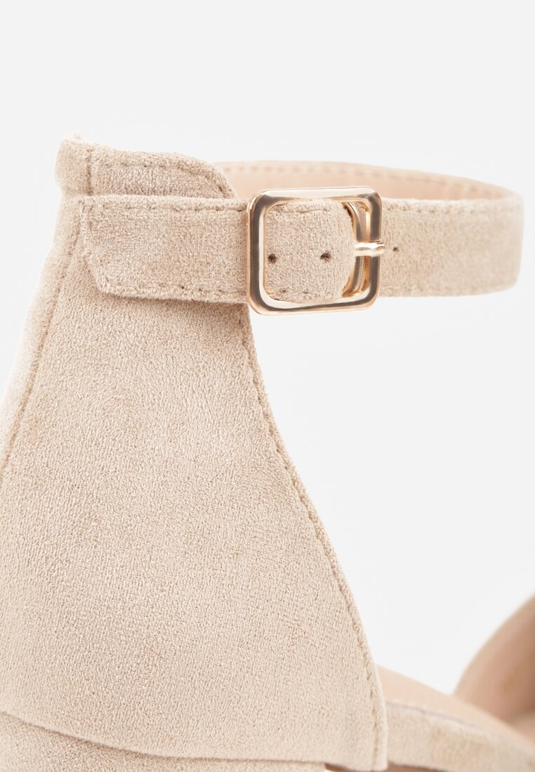 Pantofi cu toc Nurilora Bej închis