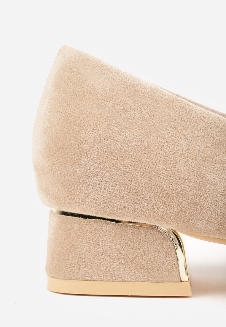 Pantofi cu toc Anniriel Bej închis